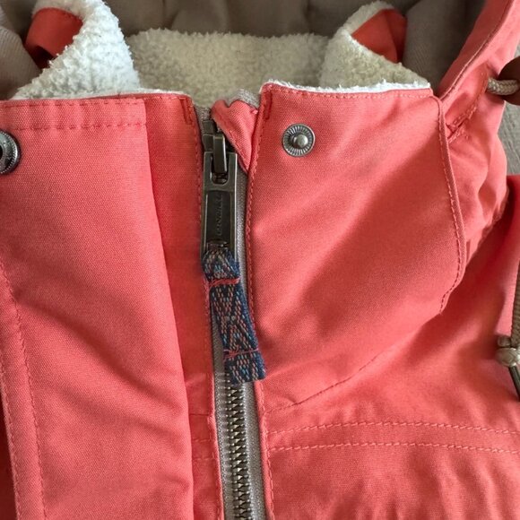 O'Neill Utility Snow Jacket Coral Beige Hooded Ski Snowboard Coat Size Medium - Picture 11 of 16